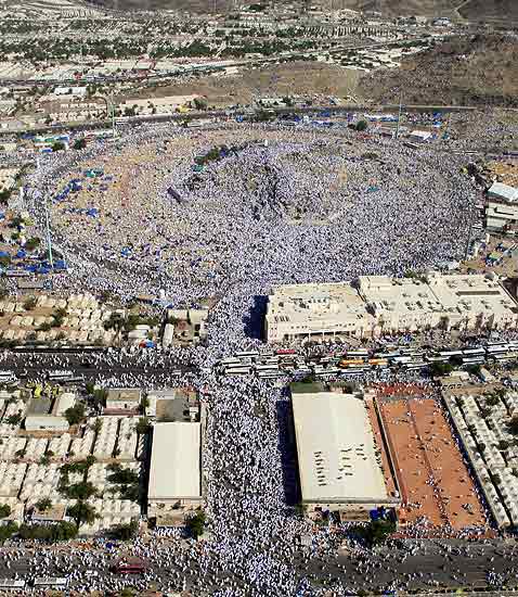 组图：300万穆斯林在伊斯兰教圣城麦加朝觐