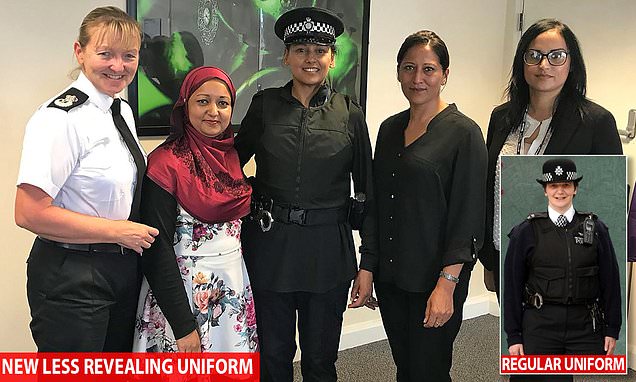 英國警局為穆斯林女警員定制警服