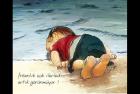      3歲敘利亞男孩逝去，藝術家用漫畫表達人性
